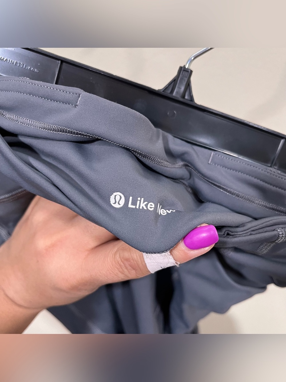 Lululemon In Movement 7/8 Tight Everlux Legging Dark Shadow Gray size 10 - Picture 8 of 11
